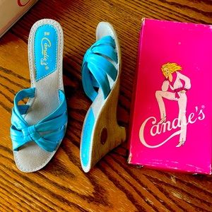 Vintage turquoise wedges